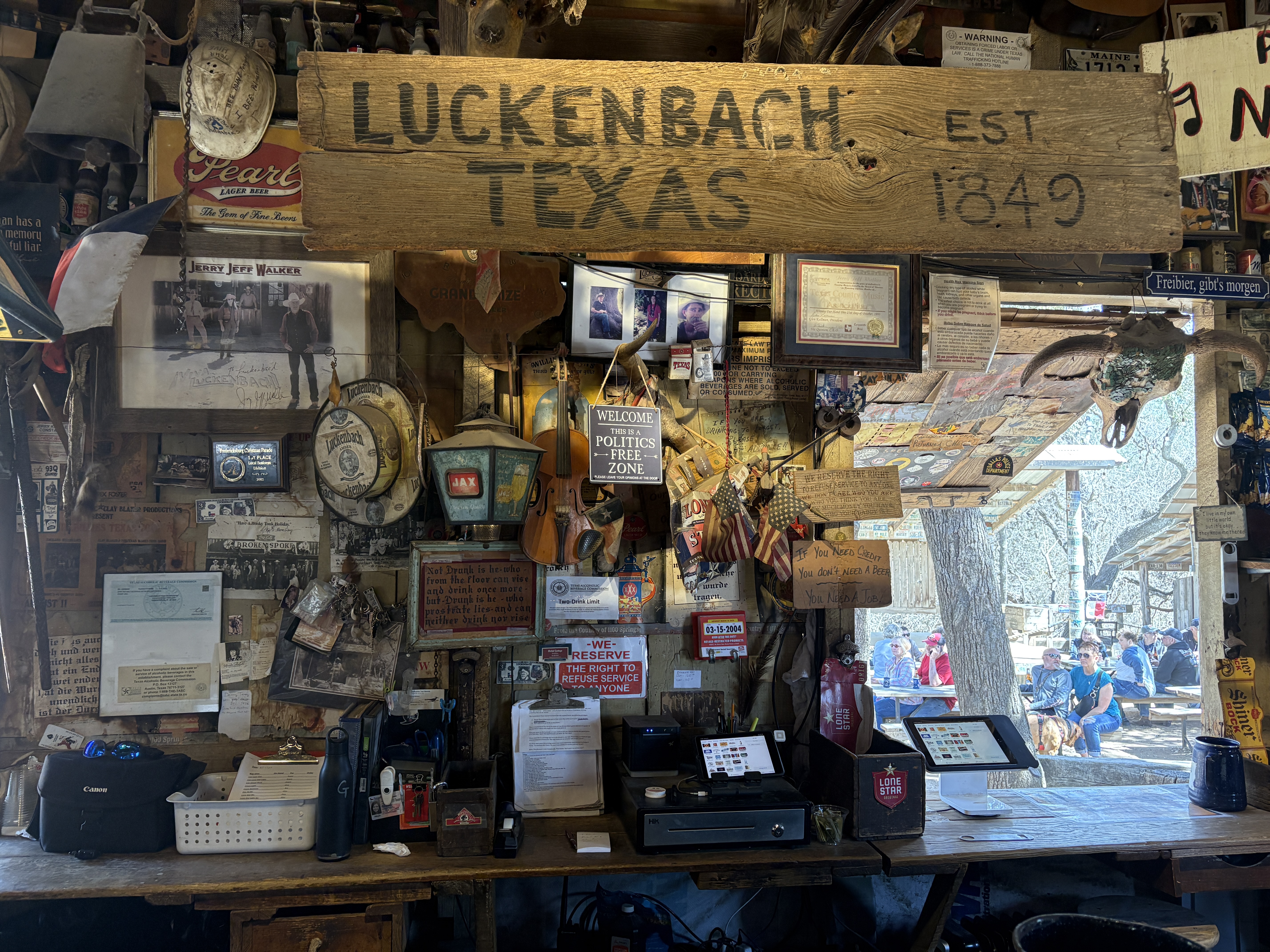 Hanging Out in Fredericksburg, Texas